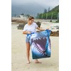 Catalonia Shark Surf Poncho Changing Towel Robe - Quick-Dry Microfiber