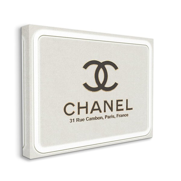 Stupell Industries French Glam Fashion Sign Designer Style Brand, Design