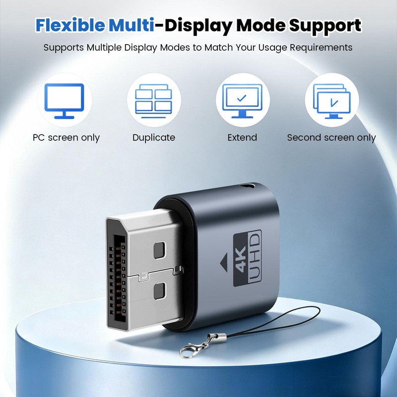 Truhuova DP Dummy Plug 4K DisplayPort Adattatore display virtuale con