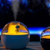 220ML Mini Humidifier USB Astronaut Design with Warm Yellow Light