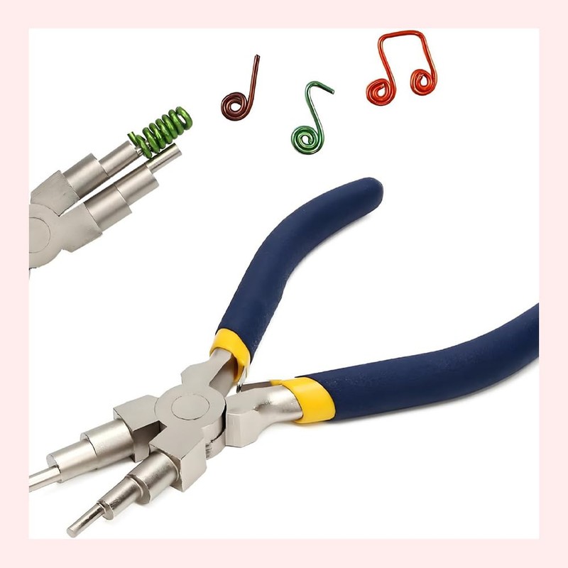 6 Ring Wire Ring Pliers, Round Pliers, Multipurpose Pliers, Wire