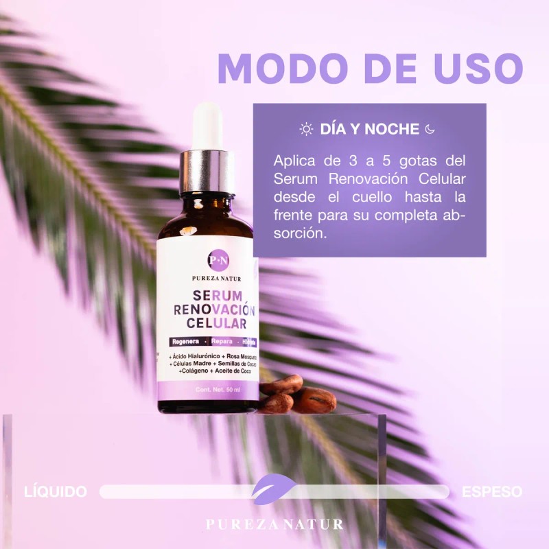 Serum Facial Células Madre + Colágeno Y Elastina Anti Edad