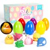 JOYIN Pack of 6 Pre-filled Easter Eggs with Luminous Bath