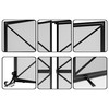 Fire Beauty Fireplace Screen with Doors, 2-Pannel Handcrafted Solid Wrought