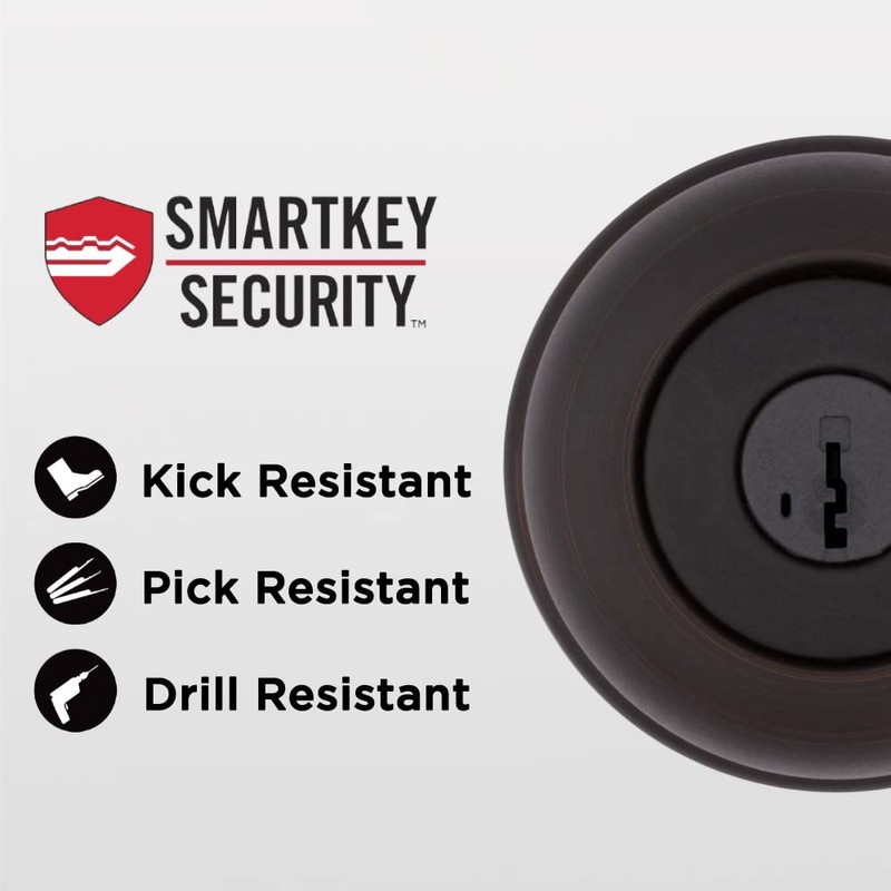 690 Cove Keyed Entry Knob and Single Cylinder Deadbolt Combo