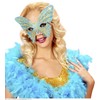 Eyemask Bicolor Glitter Butterfly 6 Asstd Col Carnival Party Masks