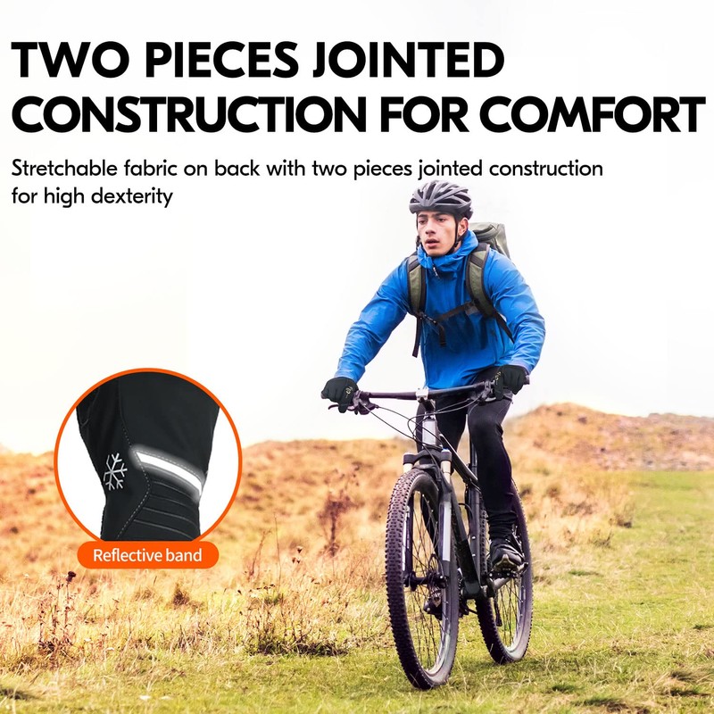 Vgo... Winter Work Gloves Touchscreen, Thermal Working Men Gloves for