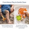 Esponja Baño Infantil Ducha Malla Suave Niños Diseño Tortuga Conejo