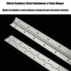 4PCS 18Inch Continuous & Piano Hinges, Heavy Duty Stainless Steel