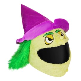 Moto Loot Helmet Cover for Motorcycle Helmet, Fun Rides and Gifts (Cover Only. Helmet Not Included) - Witch