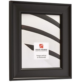Craig Frames Resilience Picture Frame, 10 x 13 Inch, Black
