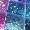 INSPIRELLE 2400 Pieces 6mm Bicone Beads 30 Colors Faceted Acrylic