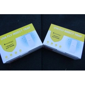 Mosa Logic LOT of 2 -UVA Flying Insect Traps - Mosa Logic- Fruit Flys Gnats & Flys Kitchen