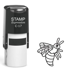 stampexpression - Cute Little Flower Self Inking Rubber Stamp - Black Ink (A-62805)