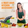 Multifunction Vegetable Chopper, 8 Blades Dicer Vegetable Cutter, Onion Cutter