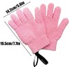 Guantes de ducha exfoliantes 3D – Limpieza profunda y piel
