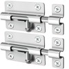 Door Lock Latches Barrel Bolt, 2 Pack Thickened Heavy Duty