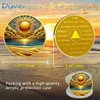 IELCJJ Sunlight Beach Sobriety Coin, Delicate Artsy Sobriety Chip AA
