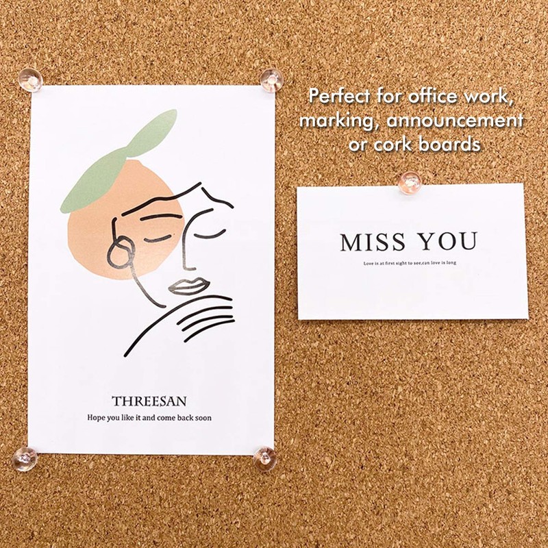 Vapker 200 x 9.5mm Rose Gold Push Pins