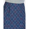 Chums Ladies 6 Panel Diamond Check Skirt Elasticated Waist, Check