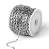 33 Feet Stainless Steel Box Chain Bulk, 2mm 304 Stainless