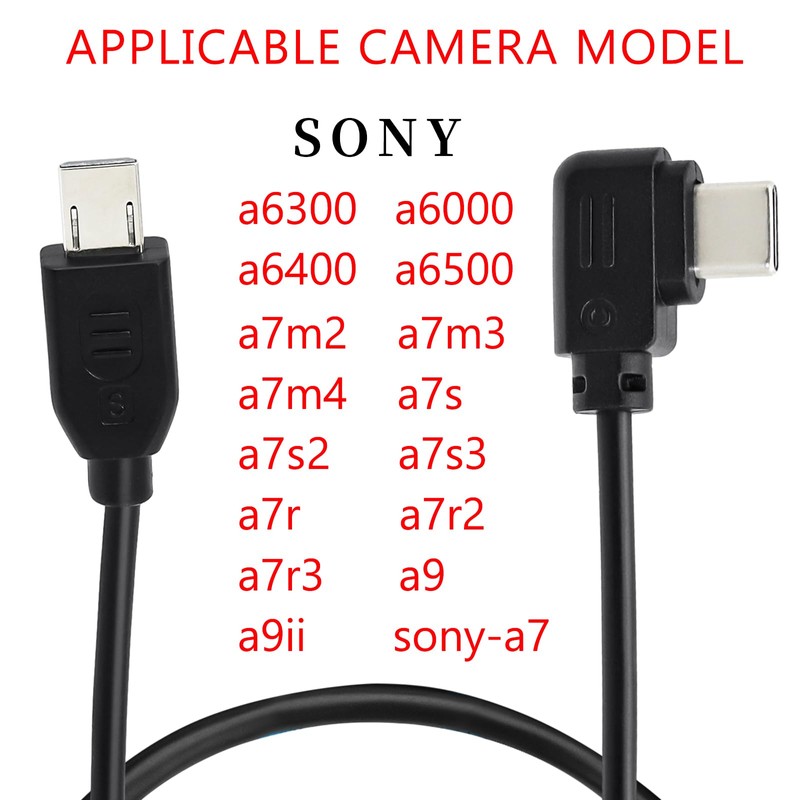 Toileum Camera Control Cable Type-C-Mutli Cable for Ronin SC, RSC2,