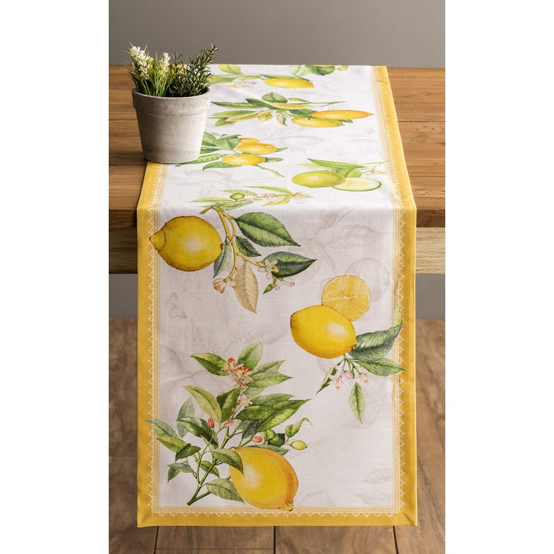 Maison d' Hermine Tablerunner 100% Cotton Decorative Easter Tablerunners Washable