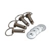 TCT-MOTORPARTS Fasteners Hard Saddlebag Mounting Pin Bolts Fit for Harley