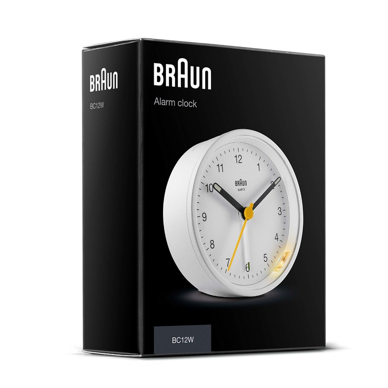 Braun Classic Analogue Alarm Clock with Snooze and Light, Quiet