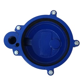Merrill MFG 6-Inch Well Cap - Watertight Sanitary Pitless Adapter Cover, Cast Iron