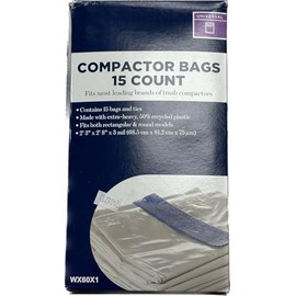 WC60X10005 Trash Compactor Bags Compatible With GE Trash Compactors - Budora - WX60X1, AP2615585, WC35X20283, WC60X5017, 2377, AH312032, EA312032
