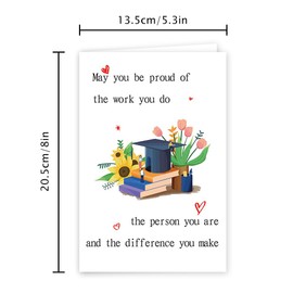 Teacher Thank You Cards Graduation Gifts for Teachers Appreciation Gifts for Teachers End of Year Teacher Gift Best Teacher's Presents Teacher Appreciation Cards Teachers Christmas Gift