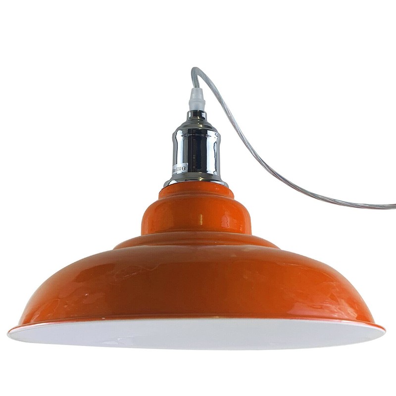 LEDSone Vintage Retro Style Industrial Orange Ceiling Pendant Lamp Cluster