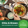 DISPOSABLE GREEN – Round Disposable Plates, Areca Leaf Serving Plates,