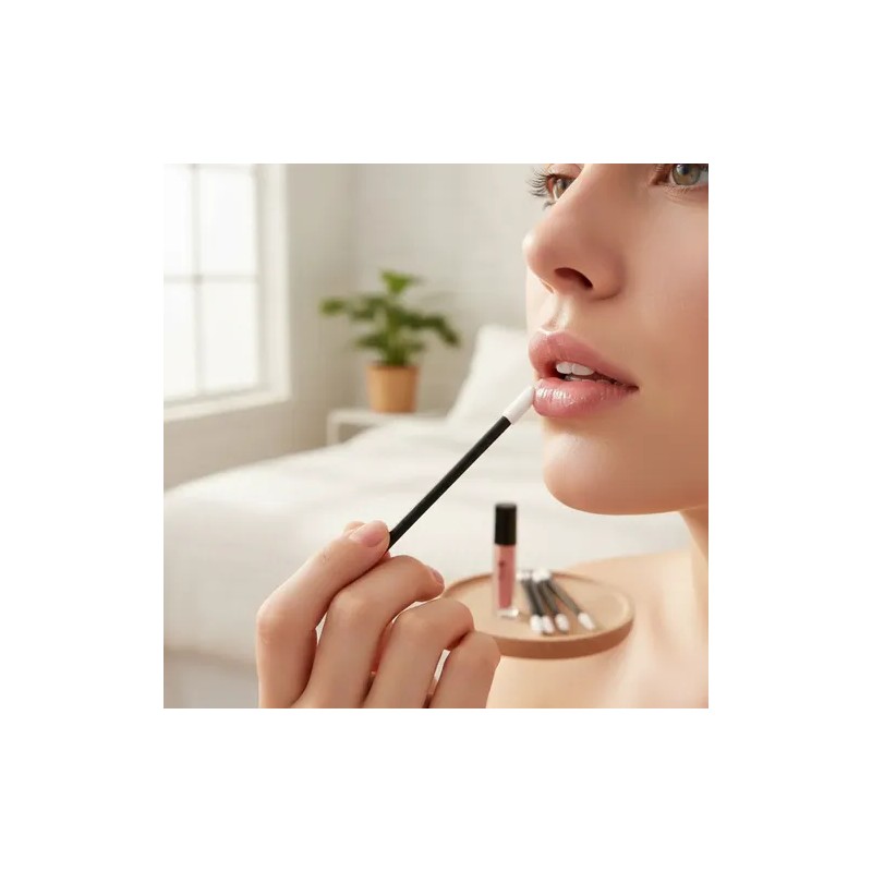50 Piezas De Aplicador De Labial Desechable