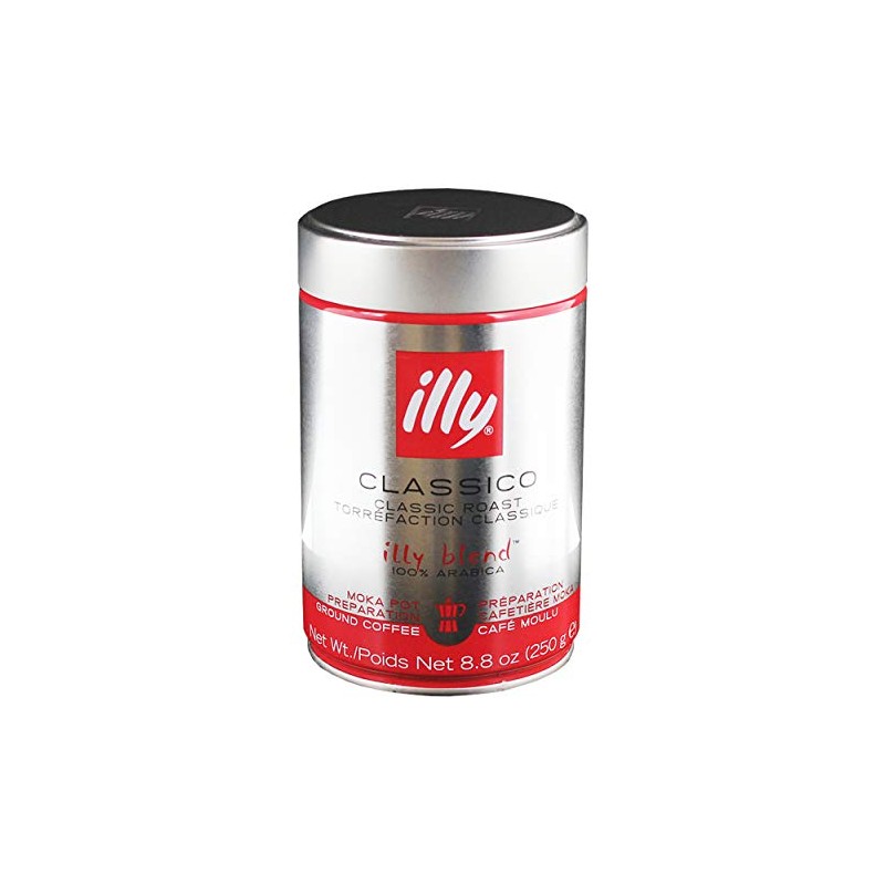 illy MOKA, 100% Arabica Coffee, Gema Recommended Roast Coffee, Espresso,