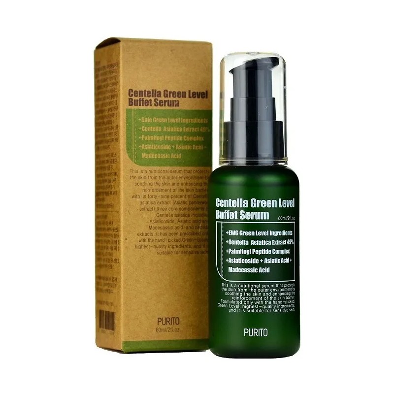 Sérum Facial Purito Centella Green Level Buffet 60ml Calmante