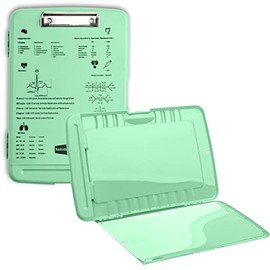 Bedside Warrior Nursing Clipboard with Storage - Pockets for CAREPLAN Material - Clipboard Nursing Organization - Nurse Clipboard with Storage and Nursing Clip Board - Perfect for Nursing School!