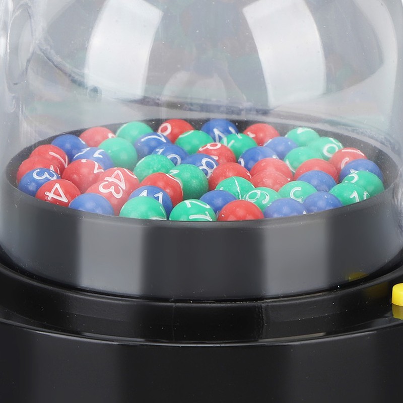 Electric Shake Lucky Ball Machine Mini Lottery Machine Portable Fortunate