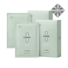 Q-TEM Post Mask Set 25ml 10ea x2 Pore Care Skin Soothing Elastic Skin 11091175587805 / 큐템 포스트 마스크 세트 25ml 10ea x2 모공케어피부진정탄력있는피부11091175587805