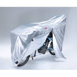 Kawadomi Seisakusho KW-379AS/SL-3 Wind Prevention Cycle Cover, High Back Compatible, Silver