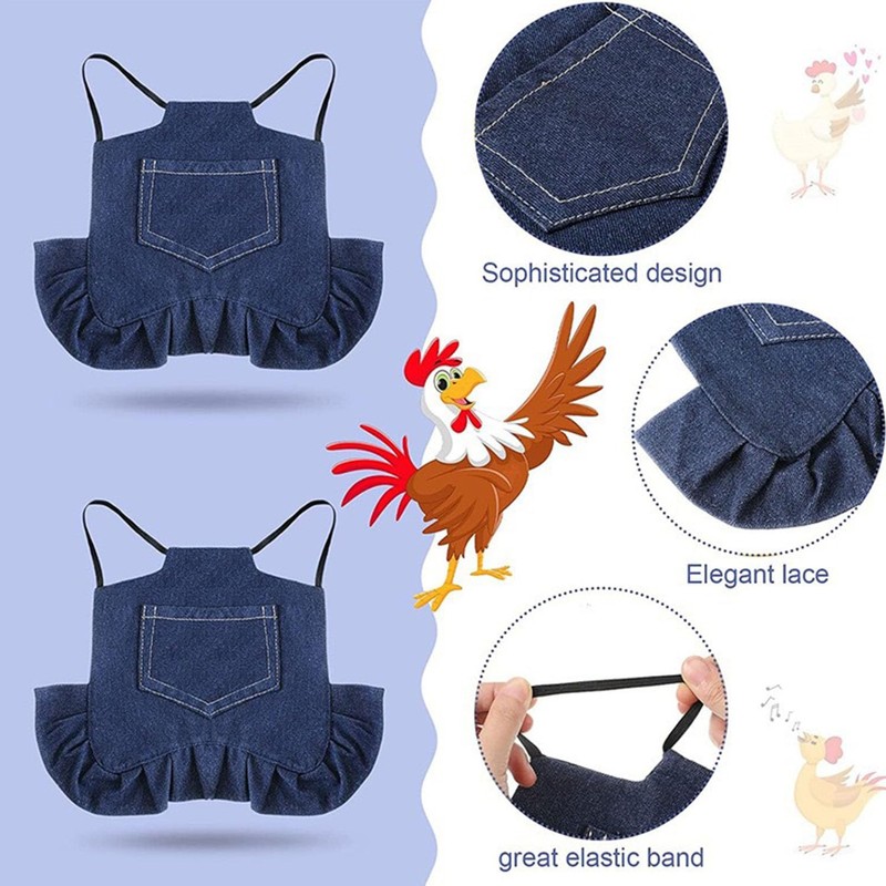 Paifeancodill Chicken Saddle for Hens, 3 Pack Chicken Saddles Hen