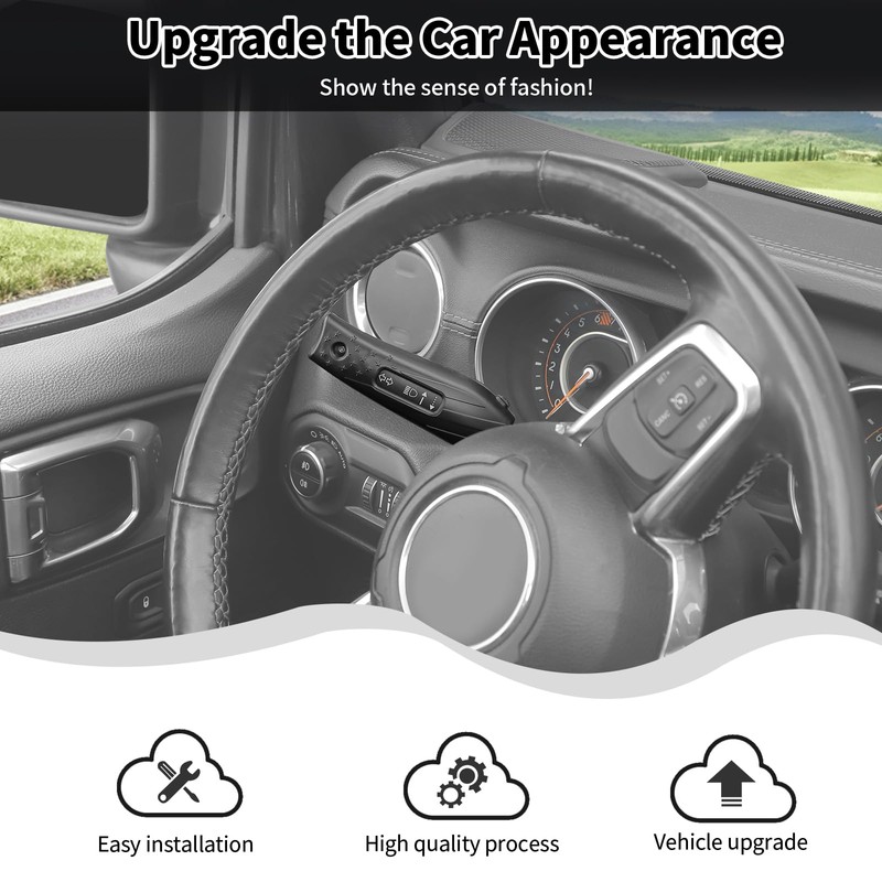 HTHE Interior Turn Signal Lever Extension Blinker Switch Housing Compatible