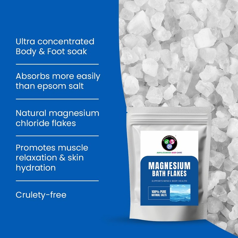 ABC Magnesium Flakes for Bath & Foot Soak - Organic