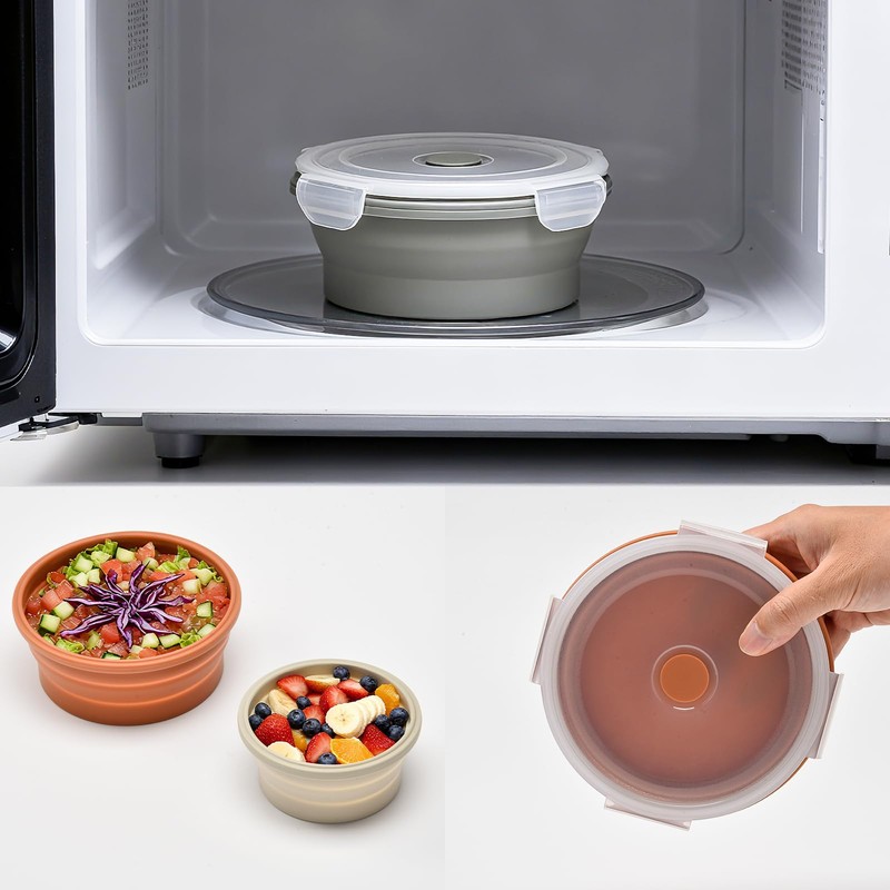 Imagination Junction - Contenedor plegable de silicona para almacenamiento de