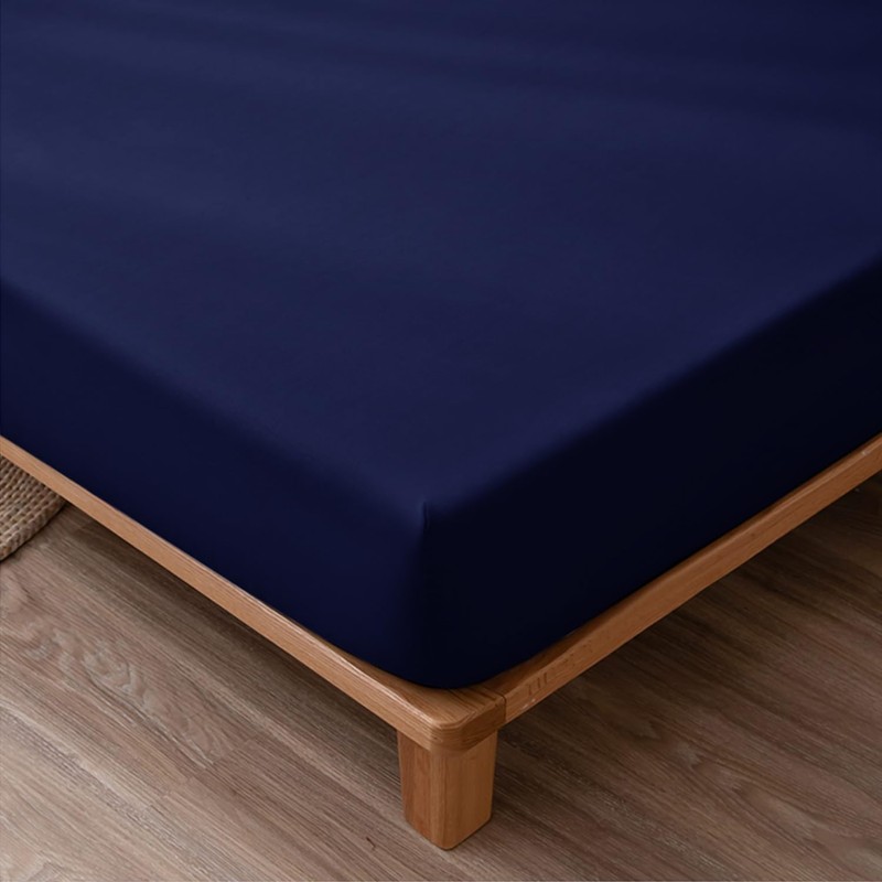 NAFAY LIVING Fitted sheet-Plain Dyed Ultra Soft Microfiber Bedding Sheet