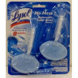 1 Pack Of Lysol No Mess Automatic Toilet Bowl Cleaner Ocean Fresh Scent 2 Blocks