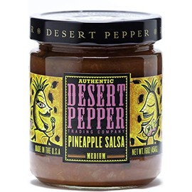 Desert Pepper, Pineapple Medium Salsa, 16Oz