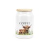 Purely Home Highland Cow Ceramic Coffee Storage Canister - Mum