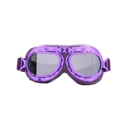 CRG Sports Motorcycle Goggle Vintage Aviator Pilot Style Motorcycle Cruiser Scooter Goggle for Man,Women, Adult